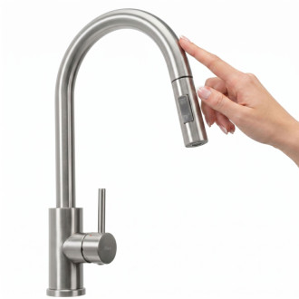 REA Fresh Touch Kuchynská batéria Brush Nickel REA-B6735