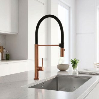 REA Viera Kuchynská batéria copper brush REA-B4854
