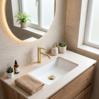 REA Rivo Kúpeľňová batéria Brush Gold REA-B6533