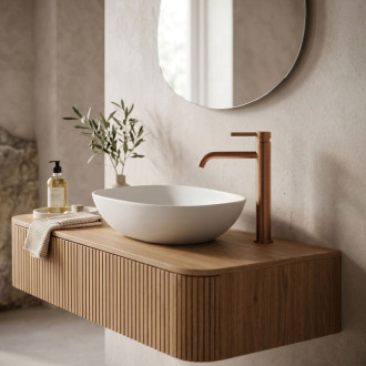REA Foster Kúpeľňová batéria Brush Copper REA-B6354