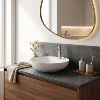 REA Rivo Kúpeľňová batéria Brush Nickel REA-B6530