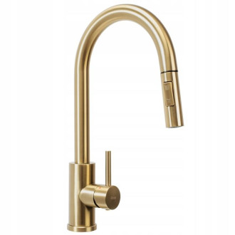 REA Fresh Touch Kuchynská batéria Brush Gold REA-B9842