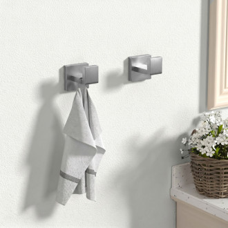 REA Sada kúpeľňových doplnkov Rio Brush Nickel 4 diely REA-06606