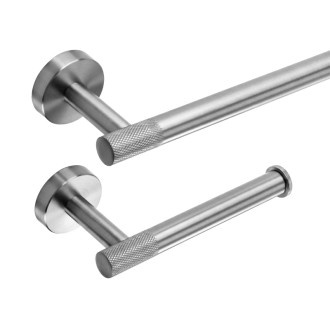 REA Sada kúpeľňových doplnkov GRID Brush Nickel 4 diely REA-06602