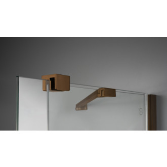 Deante Sprchovací kút Prizma, kartáčovaný bronz, 120×80 cm, KTJ_C32R + KTJ_C38P KPNCP12S08
