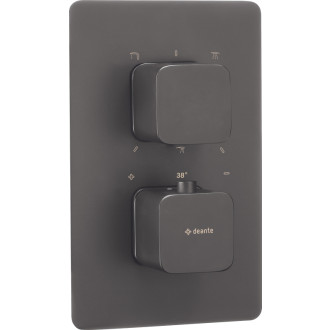 Deante Komponenty termostatického Smart Boxu Squoval, titanium BXY_DECT