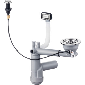 Deante SIPHON SPACE SAVER LUX pre jednodrez s automatickou výpustou ZXY_9911