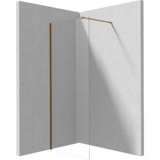 Deante Walk-in sprchová stena Prizma, kartáčovaný bronz, 70 cm KTJ_C37P