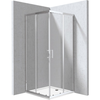 Deante Set: KYC_0099P + KTJ_081B, chróm, 90 × 90 cm KYCP0099P