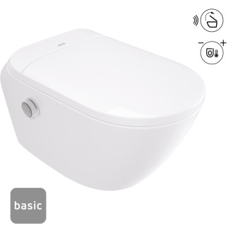Deante Silia závesný klozet + automatické vyhrievané WC sedátko CSSD6ZPW