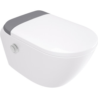 Deante Silia závesný klozet + automatické vyhrievané WC sedátko CSSD6ZPW