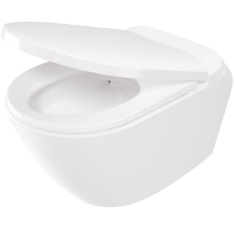 Deante Silia závesný klozet + automatické vyhrievané WC sedátko CSSD6ZPW