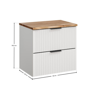 Comad SET-ADW B NAT WOTAN 60CM Kúpeľňová zostava 60 cm s doskou