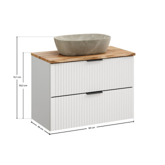 Comad SET-ADW B NAT WOTAN 80CM UN ANNA Kúpeľňová zostava 80 cm