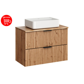 Comad SET-ADO B NAT WOTAN 80CM UN MAGIC Kúpeľňová zostava 80 cm