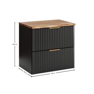 Comad SET-ADB B NAT WOTAN 60CM Kúpeľňová zostava 60 cm s doskou