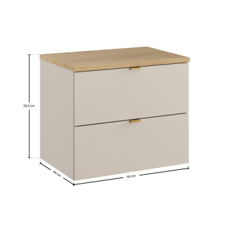 Comad SET-DC B CREMONA 60CM Kúpeľňová zostava 60 cm s doskou