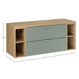 Comad SET-ASG B CREMONA 120CM LR Kúpeľňová zostava 120 cm s doskou