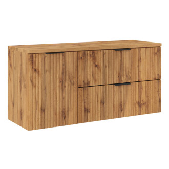 Comad SET-ADO B 120CM LB Kúpeľňová zostava 120 cm s doskou a skrinkou s košom na bielizeň
