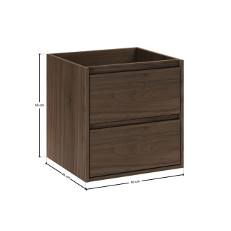 Comad VIOLA VILLA 82-50-46-2S Skrinka pod umývadlo 50 cm 2 zásuvky