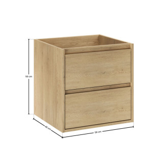 Comad VIOLA CREMONA 82-50-46-2S Skrinka pod umývadlo 50 cm 2 zásuvky