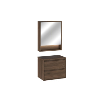 Comad SET-VOV B VILLA 60CM MC Kúpeľňová zostava 60 cm s doskou a zrkadlovou skrinkou