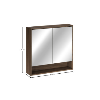 Comad VILLA UN 84-80-2D Zrkadlová skrinka 80 cm 2 dvere