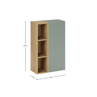 Comad SET-ASG SP UR 20X80 Kúpeľňová zostava s polostĺpikom a regálom