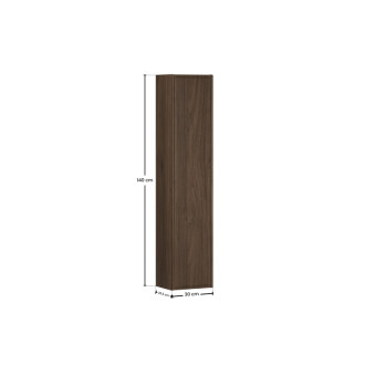 Comad TERRA VILLA 80-30-1 Vysoká skrinka 30x25x140 cm, orech