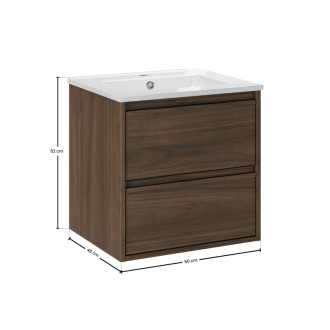 Comad SET-VOV 50CM LAVA Kúpeľňová zostava 50 cm s nábytkovým umývadlom Lava