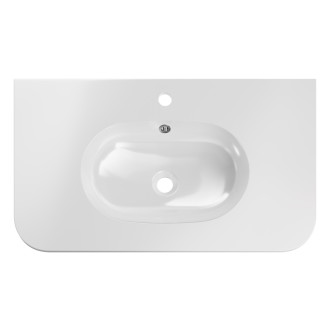 Comad pure white gloss um 80-46 Nábytkové umývadlo 80cm