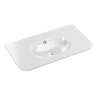 Comad pure white gloss um 80-46 Nábytkové umývadlo 80cm