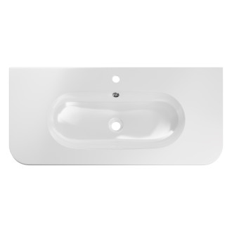 Comad pure white gloss um 100-46 Nábytkové umývadlo 100cm