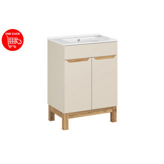 Comad SET-BAC 60CM LAVA Kúpeľňová zostava 60 cm s nábytkovým umývadlom Lava