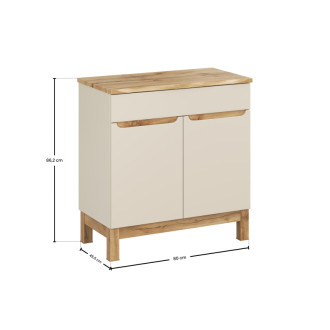 Comad SET-BAC B NAT WOTAN 80CM Kúpeľňová zostava 80 cm s doskou