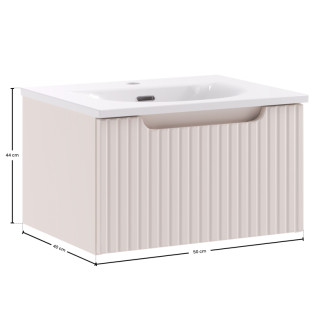 Comad SET-NOC 50CM 1S SKY 3 Kúpeľňová zostava 50 cm s nábytkovým umývadlom SKY