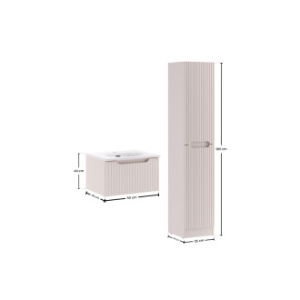 Comad SET-NOC 50CM 1S SKY 3 HCLB Kúpeľňová zostava 50 cm