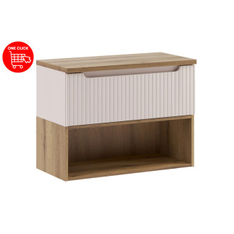 Comad SET-NOC B OAK 80CM 1S LR Kúpeľňová zostava 80 cm s doskou