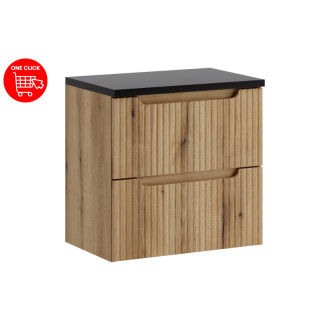 Comad SET-NOCE B BLACK S 60CM Kúpeľňová zostava 60 cm s doskou
