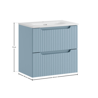 Comad SET-NOD 60CM S SKY 3 Kúpeľňová zostava 60 cm s nábytkovým umývadlom SKY