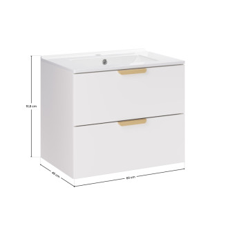 Comad SET-ASW 60CM LAVA Kúpeľňová zostava 60 cm s nábytkovým umývadlom Lava