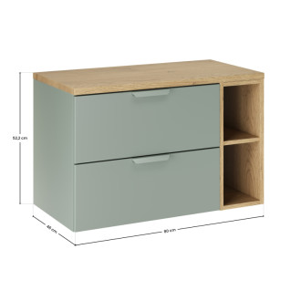 Comad SET-ASG B CREMONA 80CM LR Kúpeľňová zostava 80 cm s doskou