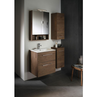 Kúpeľňová skrinka nízka Geberit Selnova 33x29,7x85 cm orech hickory 501.278.00.1