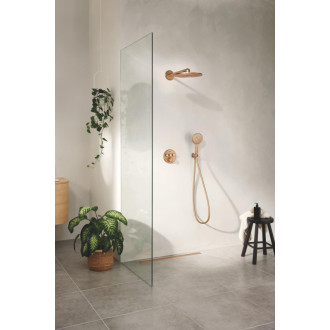 Sprchový systém Grohe Grohtherm SmartControl vrátane podomietkového telesa kartáčovaný Warm Sunset 34863DL0