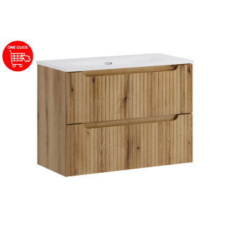 Comad SET-NOCE 80CM S SKY 3 Kúpeľňová zostava 80 cm s nábytkovým umývadlom SKY
