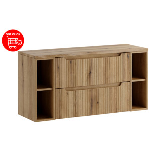 Comad SET-NOCE B NAT OAK 120CM S Kúpeľňová zostava 120 cm s doskou