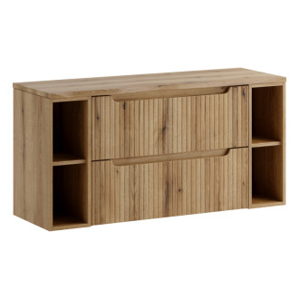 Comad SET-NOCE B NAT OAK 120CM S Kúpeľňová zostava 120 cm s doskou