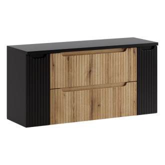 Comad SET-NOCE B BLACK 120CM S Kúpeľňová zostava 120 cm s doskou