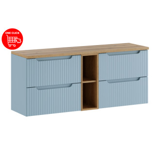 Comad SET-NOD B OAK 140CM S Koupelnová sestava 140 cm s deskou