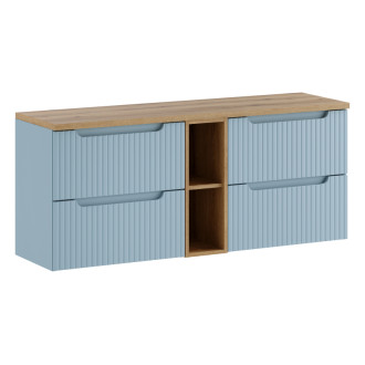 Comad SET-NOD B OAK 140CM S Koupelnová sestava 140 cm s deskou